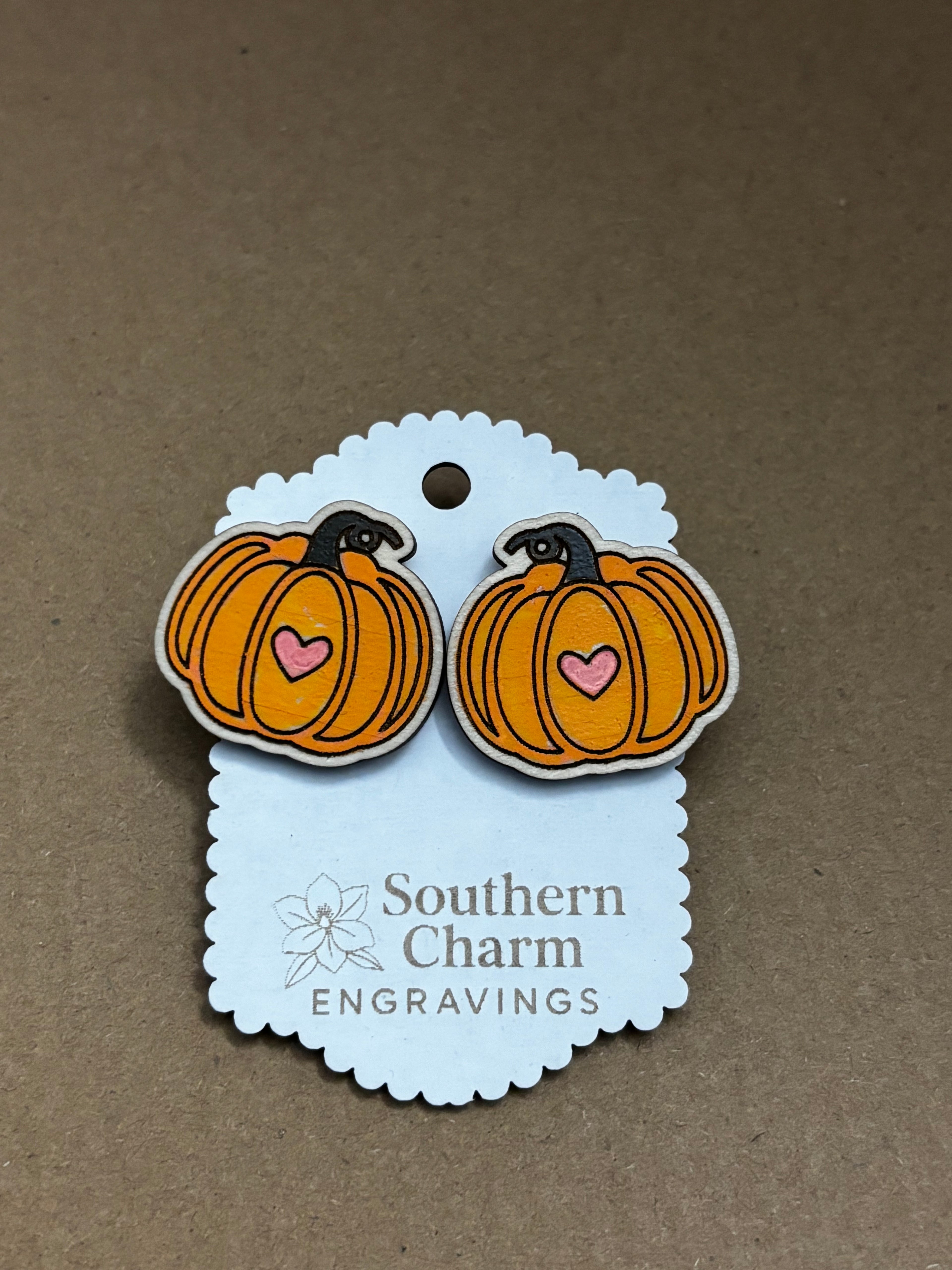 Love pumpkin Studs